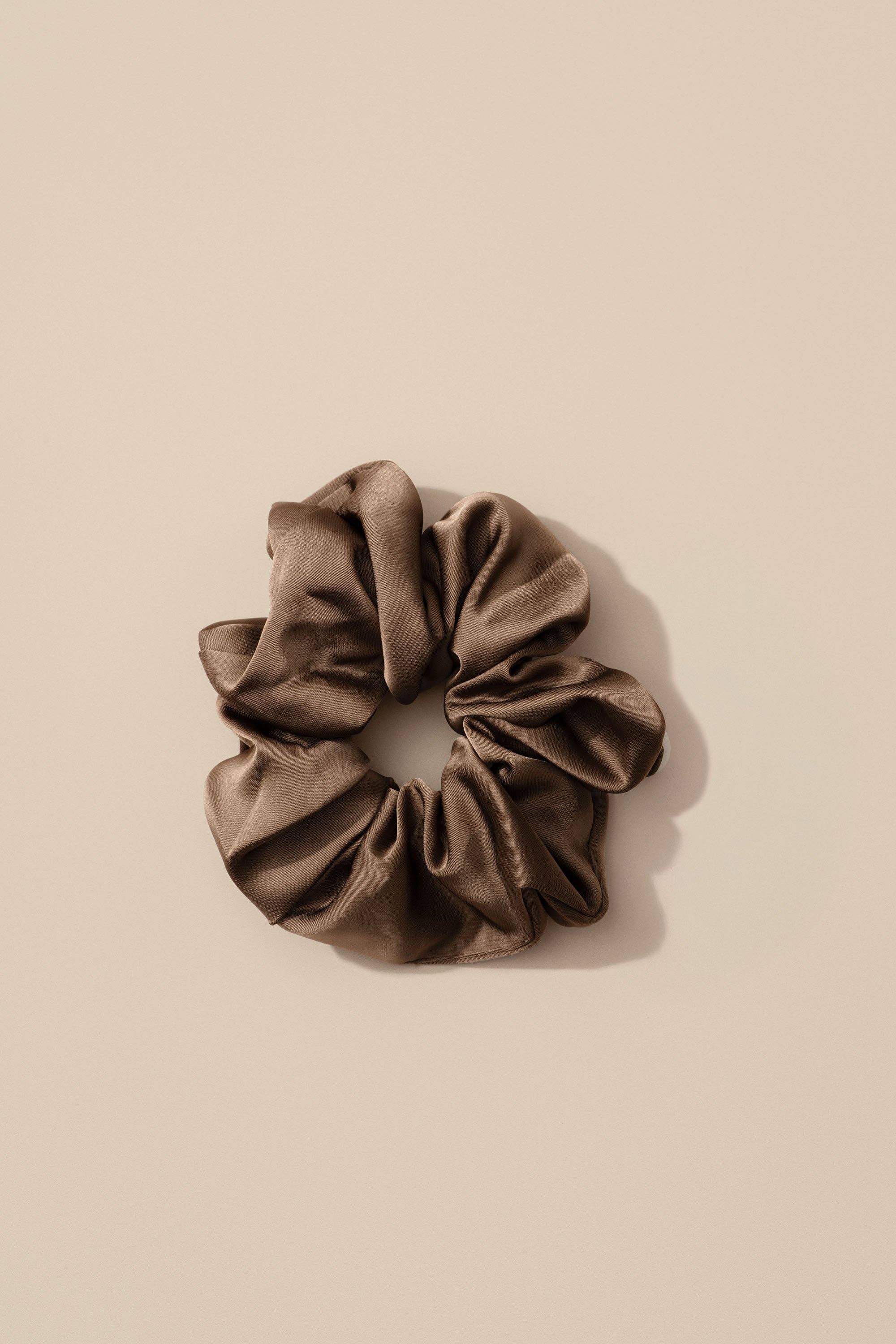 Breastfeeding Reminder Scrunchie | Postpartum, New Mom, Baby: Brown