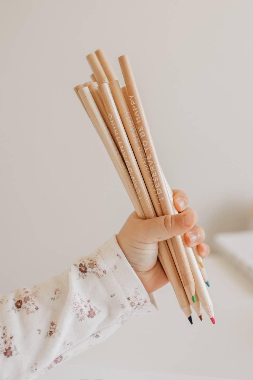 Affirmation Coloring Pencils, Confidence Set