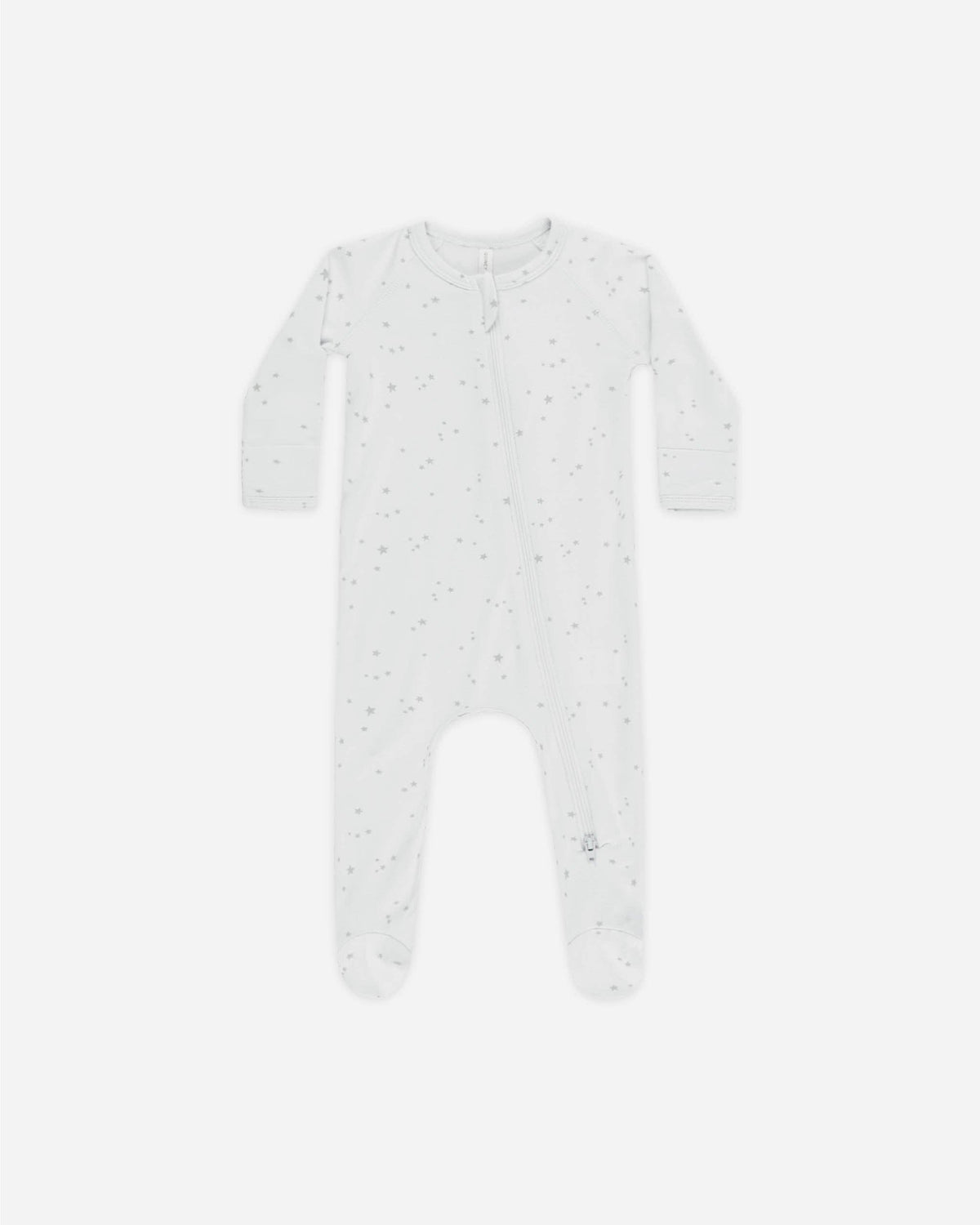 Modal Zip Footie - Stars, Fog