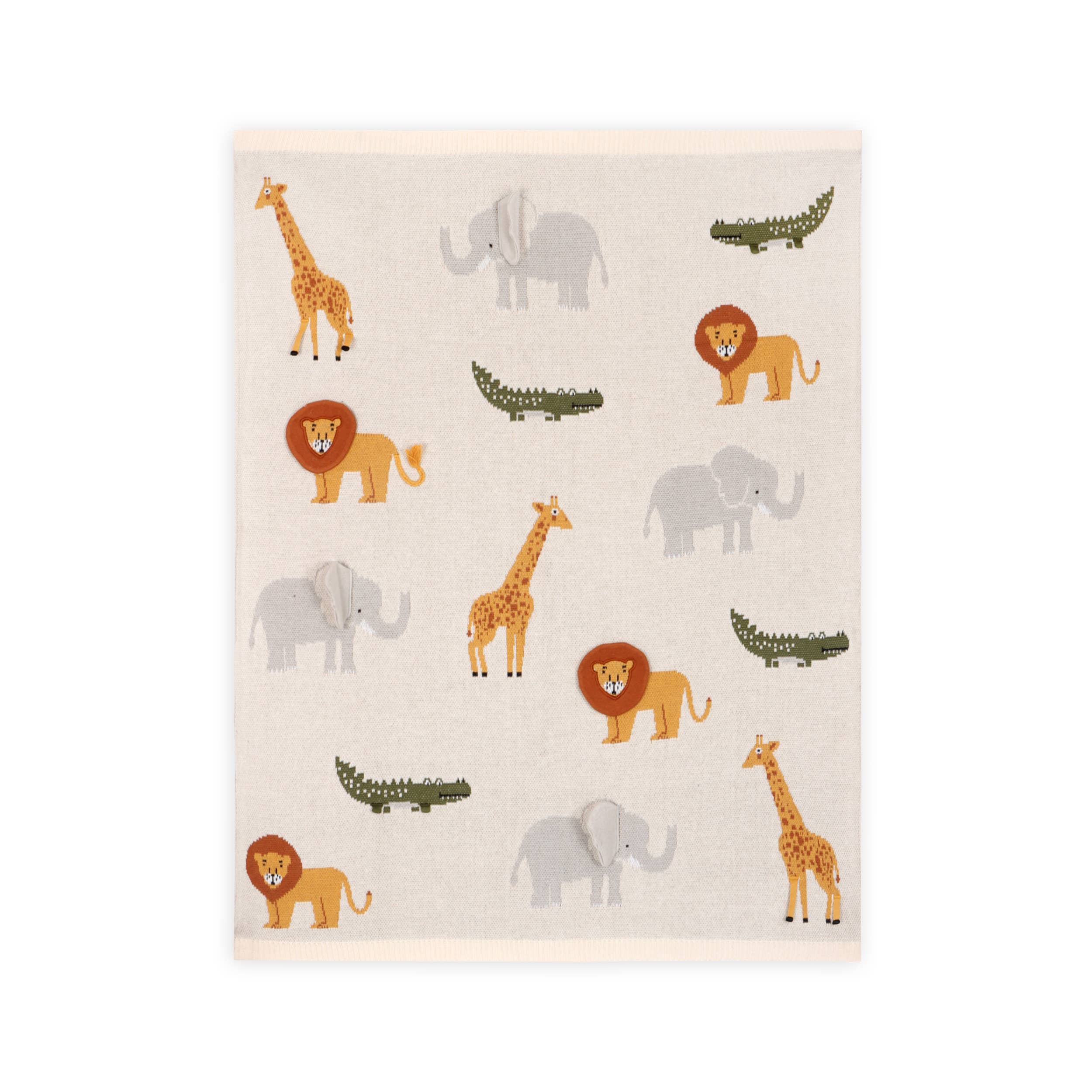 Savannah - Organic 3D Jacquard Sweater Knit Baby Blanket