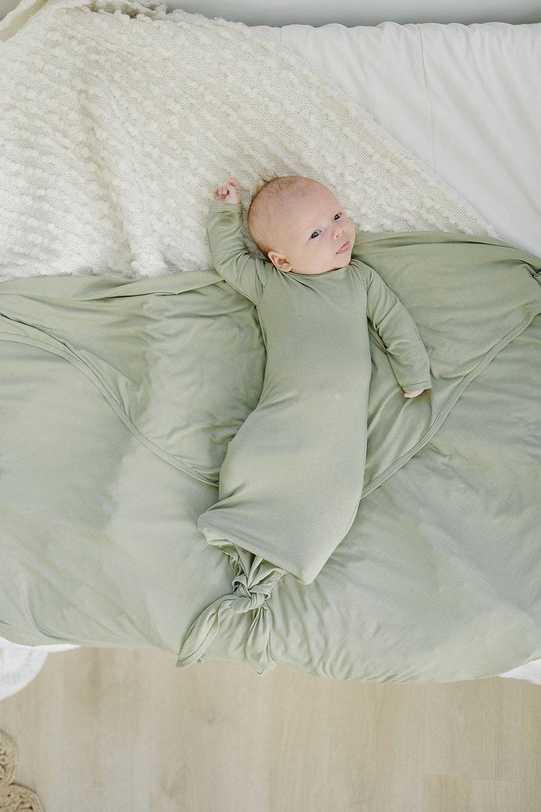 Bamboo Knotted Gown - Dried Thyme