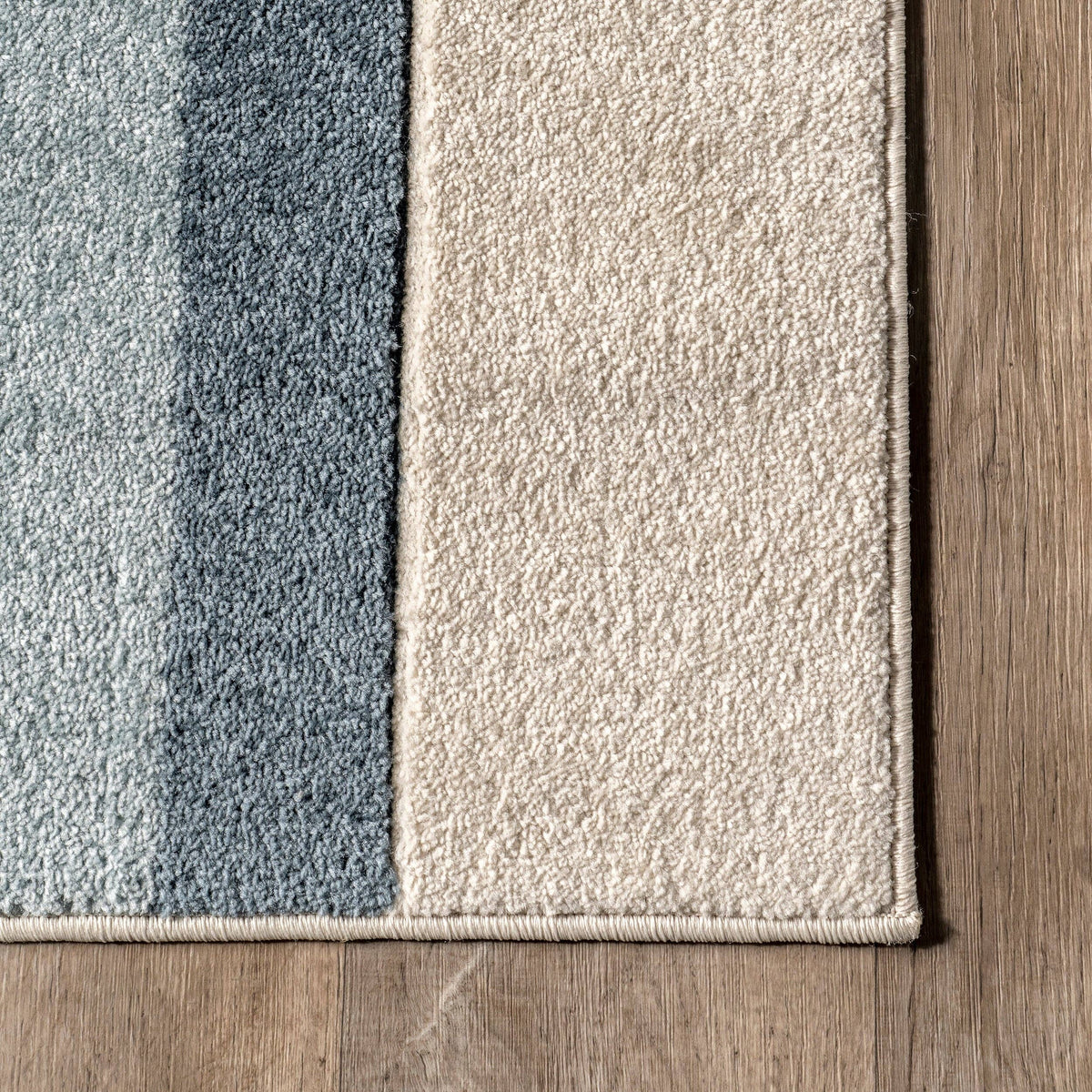 Jerri Double Half Rainbow Kids Area Rug - Rectangle 7' 10" x 10'