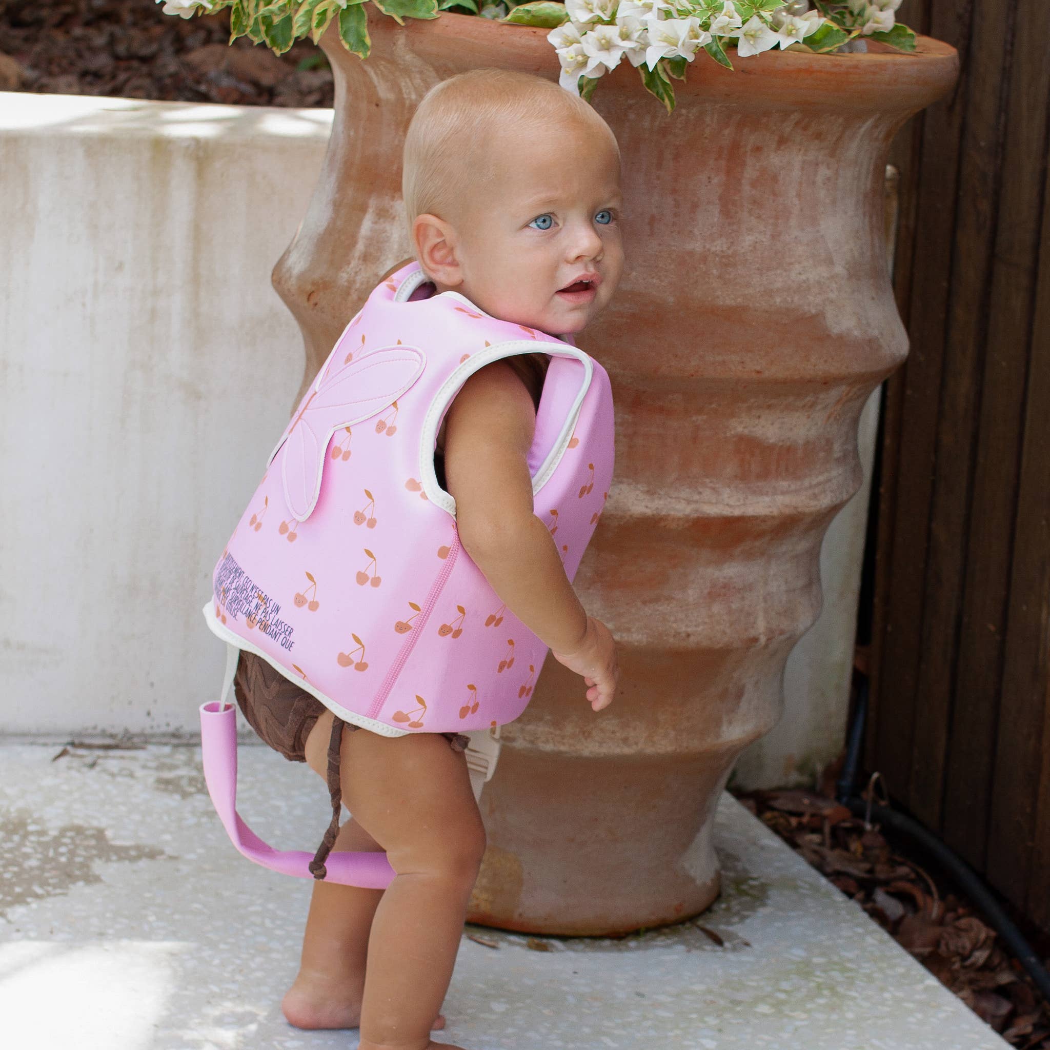 Kids Swim Vest 1-2 Cotton Candy Cherry