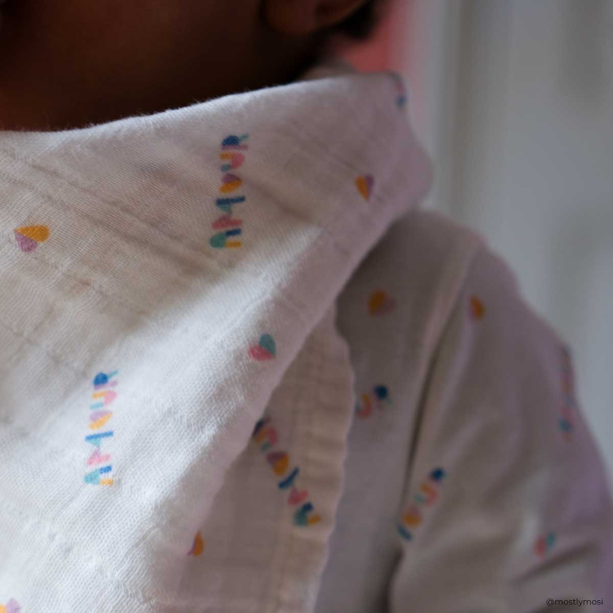 Bianca Swaddle Blanket- Amour