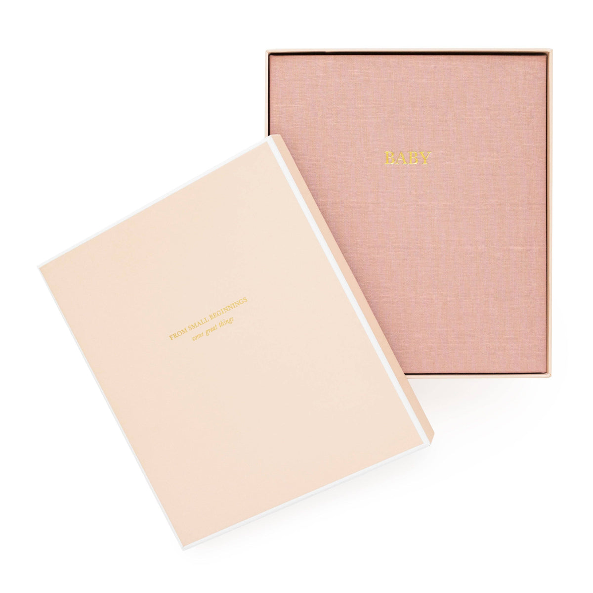 Baby Book - Rose Linen/ Pale Pink
