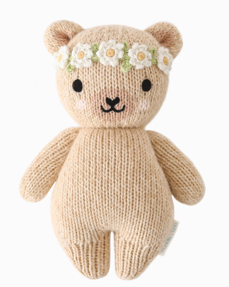 Baby Honey Bear — Ivory Floral