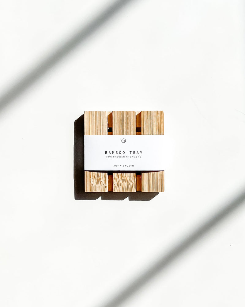 Bamboo Shower Steamer Tray