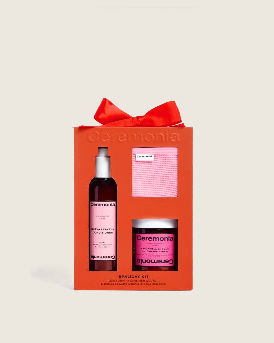 Ceremonia Guava Spaliday Kit, the limited edition hair and body set