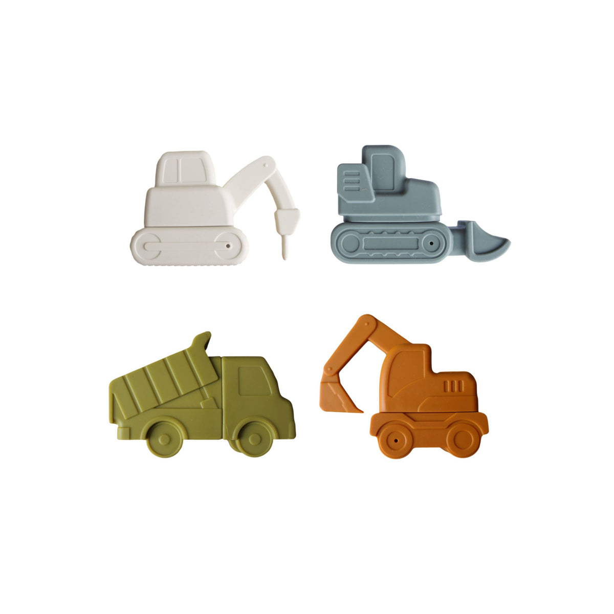 Construction Vehicle Bath Toy Set