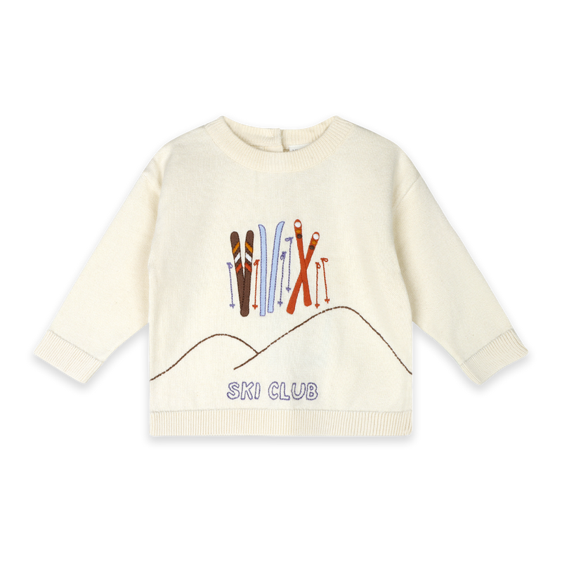 Ski Club Embroidered Pullover