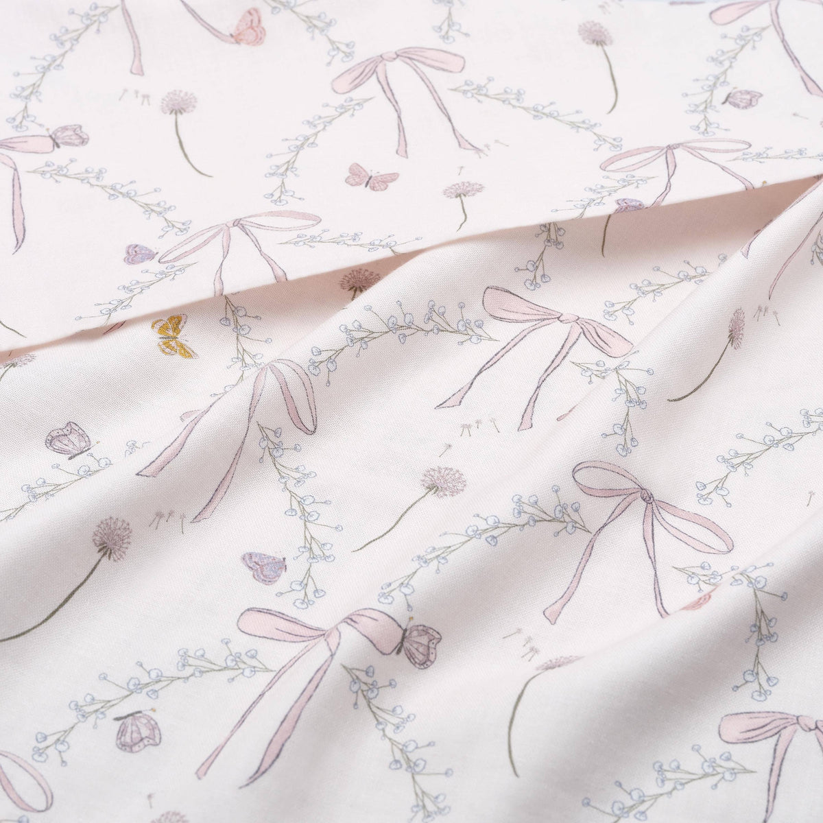Bows & Butterfly Kisses Swaddle - Pink