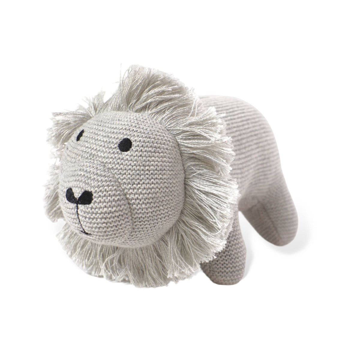 Lion Knit Toy, Natural Heather