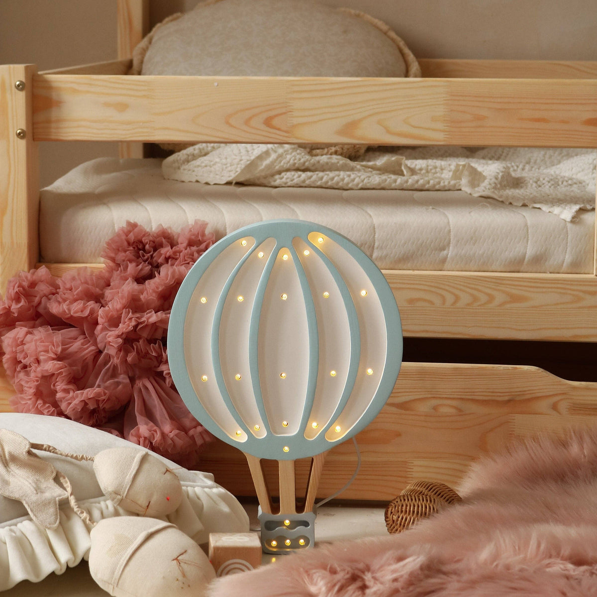 Hot Air Balloon Lamp - Blue