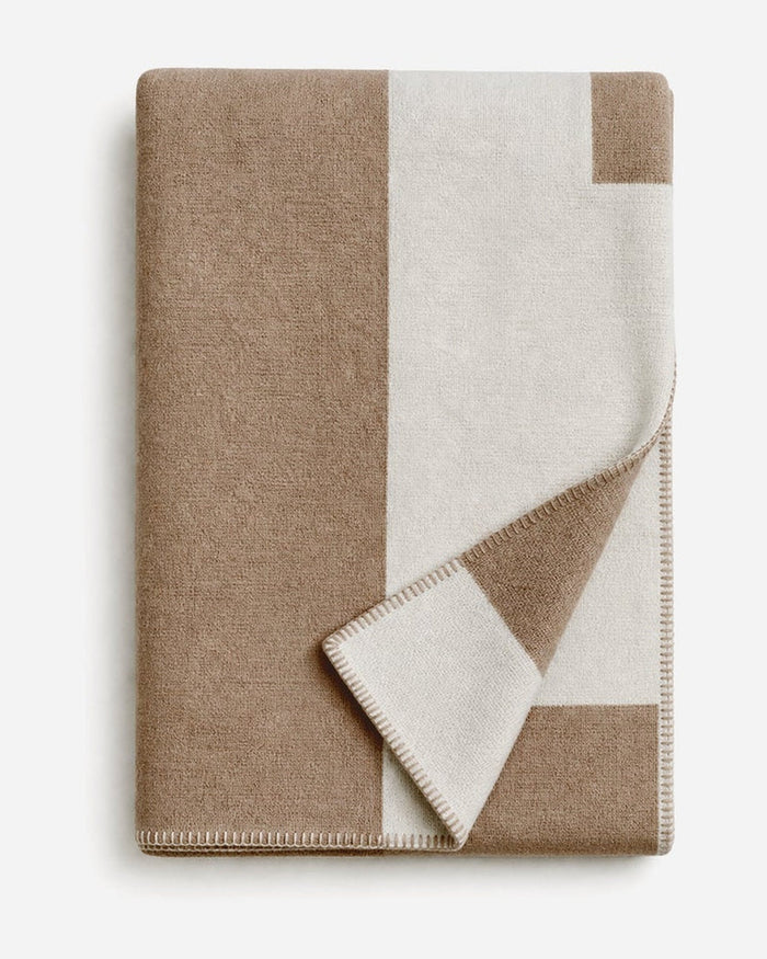 Portofino Cotton Modal Throw - Sahara Tan