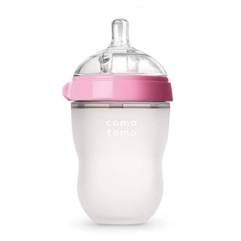8oz Baby Bottle, Pink
