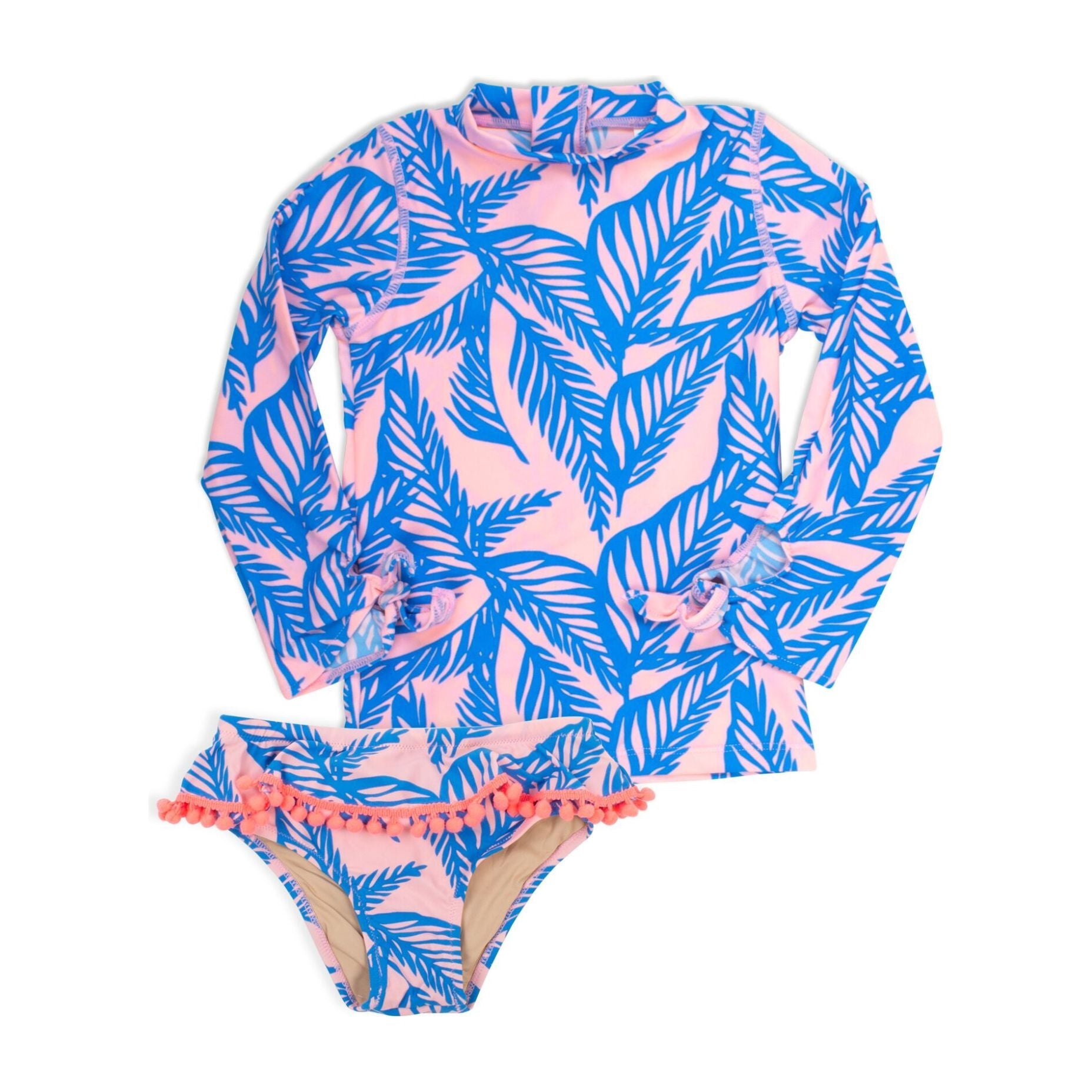 Rashguard Set - Blue Palm Reader