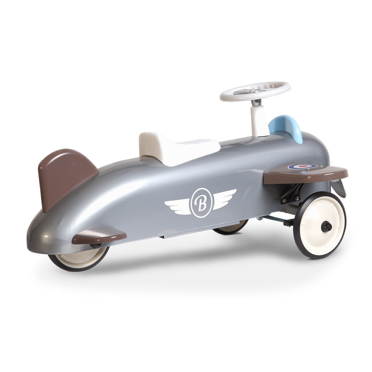 Ride-On Speedster Plane - Silver
