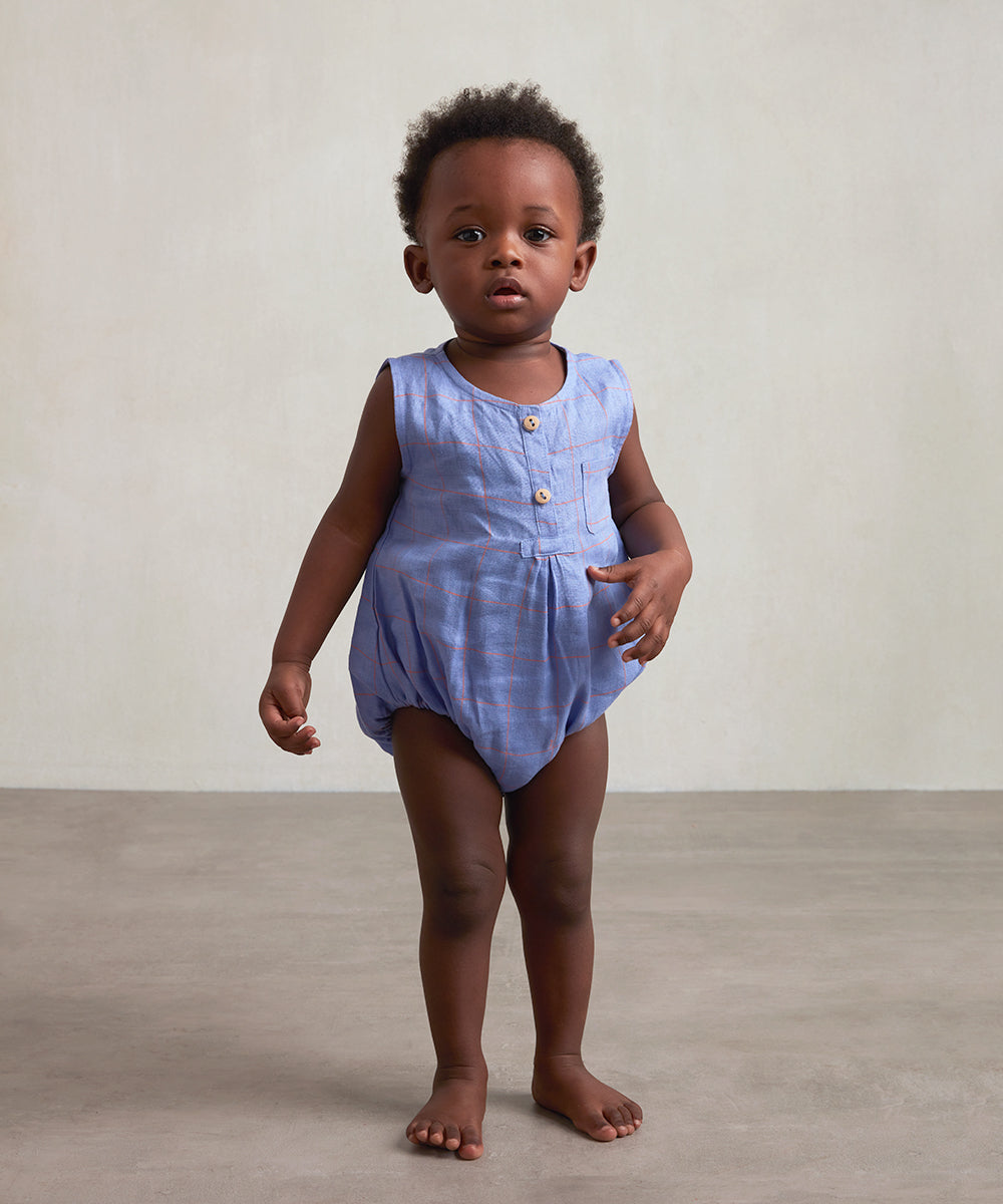 Pocket Romper - Iris