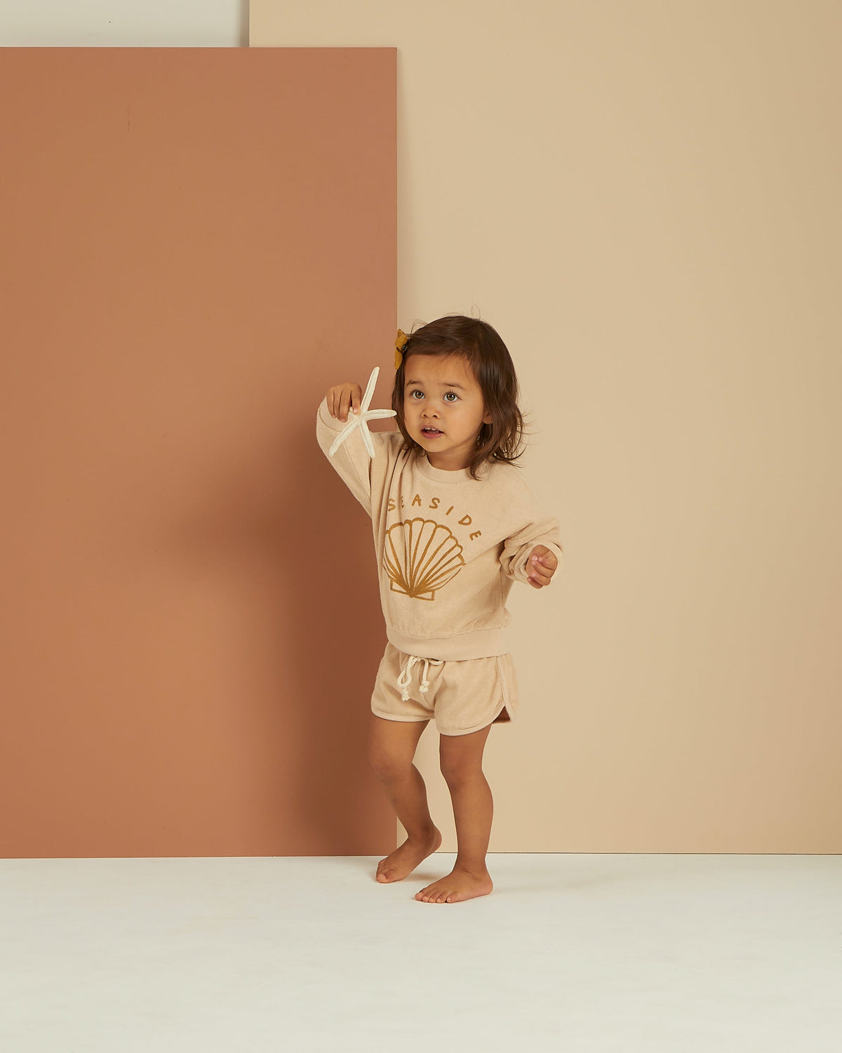 terry track short, shell