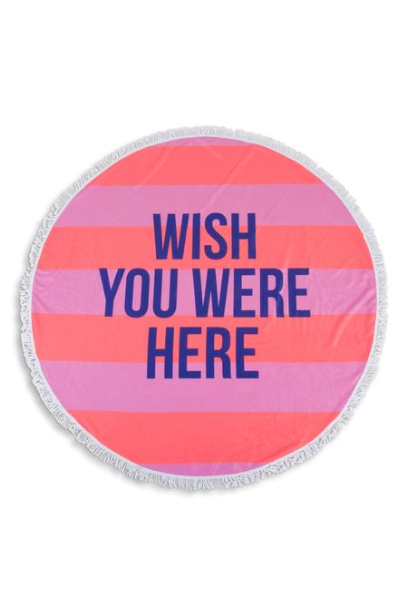 Towel - Round Wish U Were Here