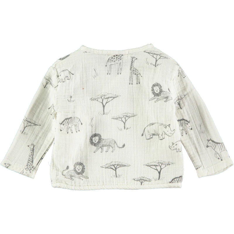 Savannah Kimono Top -Ecru