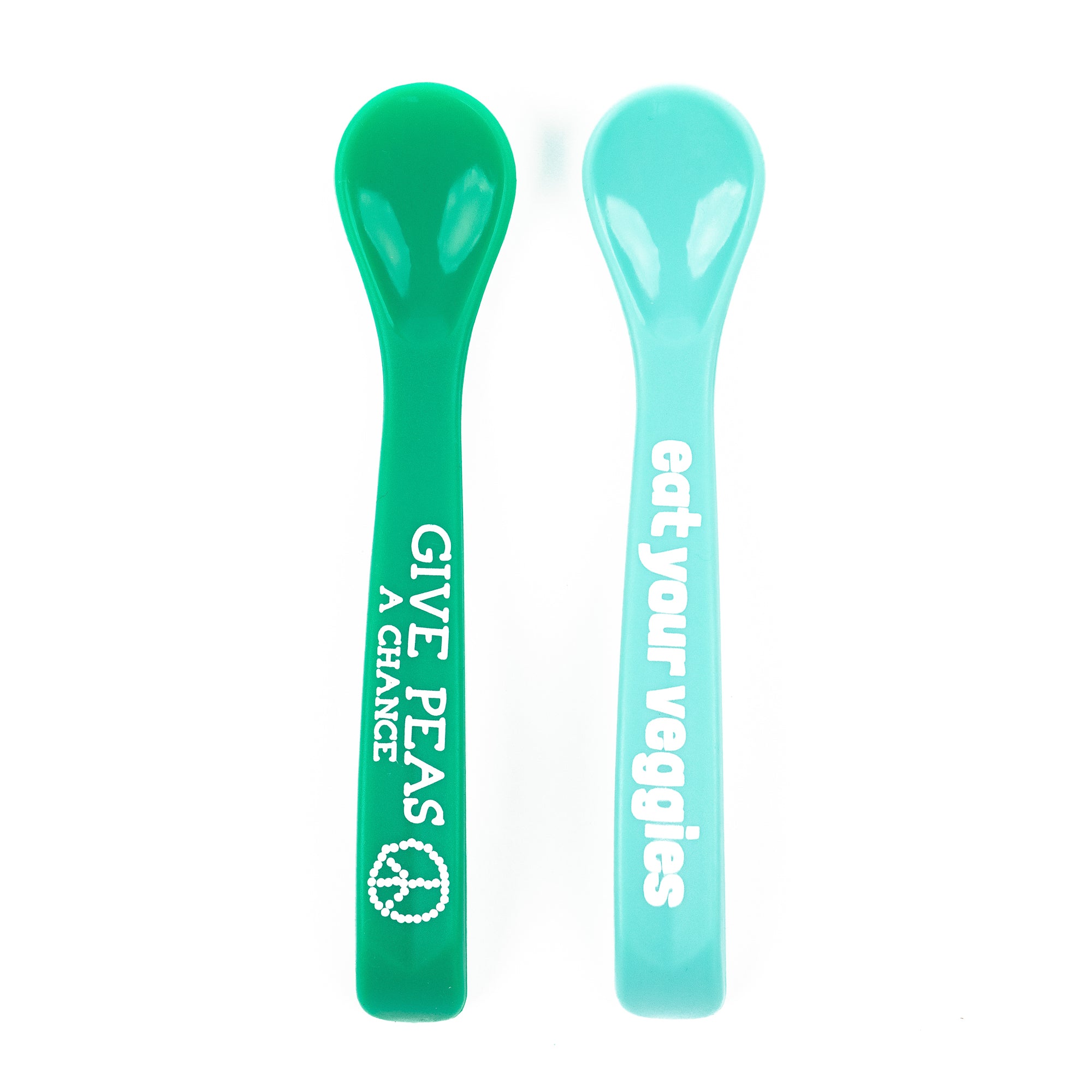 Give Peas/Eat Veggies Spoon Set