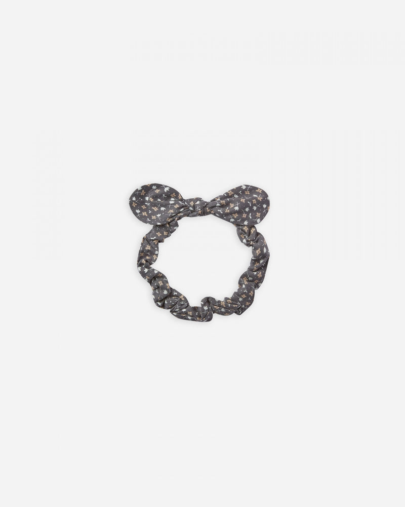 Baby Bow Headband - Washed Indigo