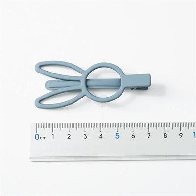 Bunny Rabbit Hair Clips Greyish Blue