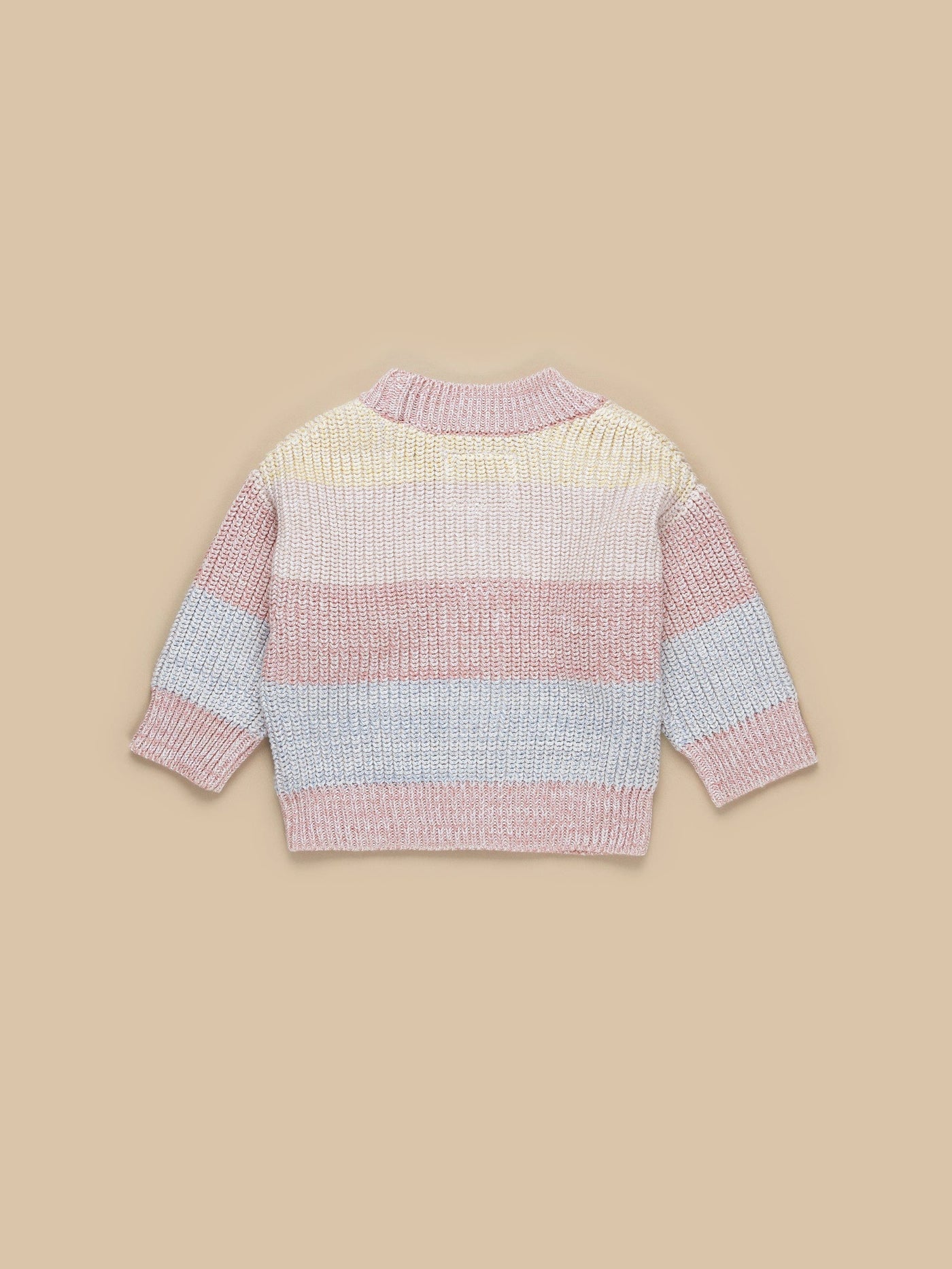 Rainbow Stripe Knit Cardi