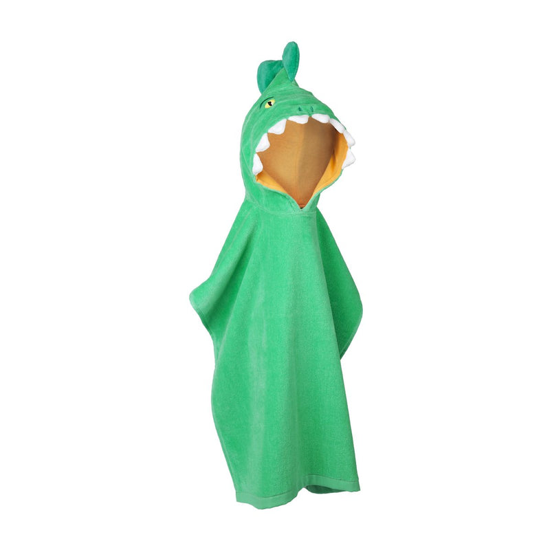 Kids Hooded Beach Towel - Crocodile