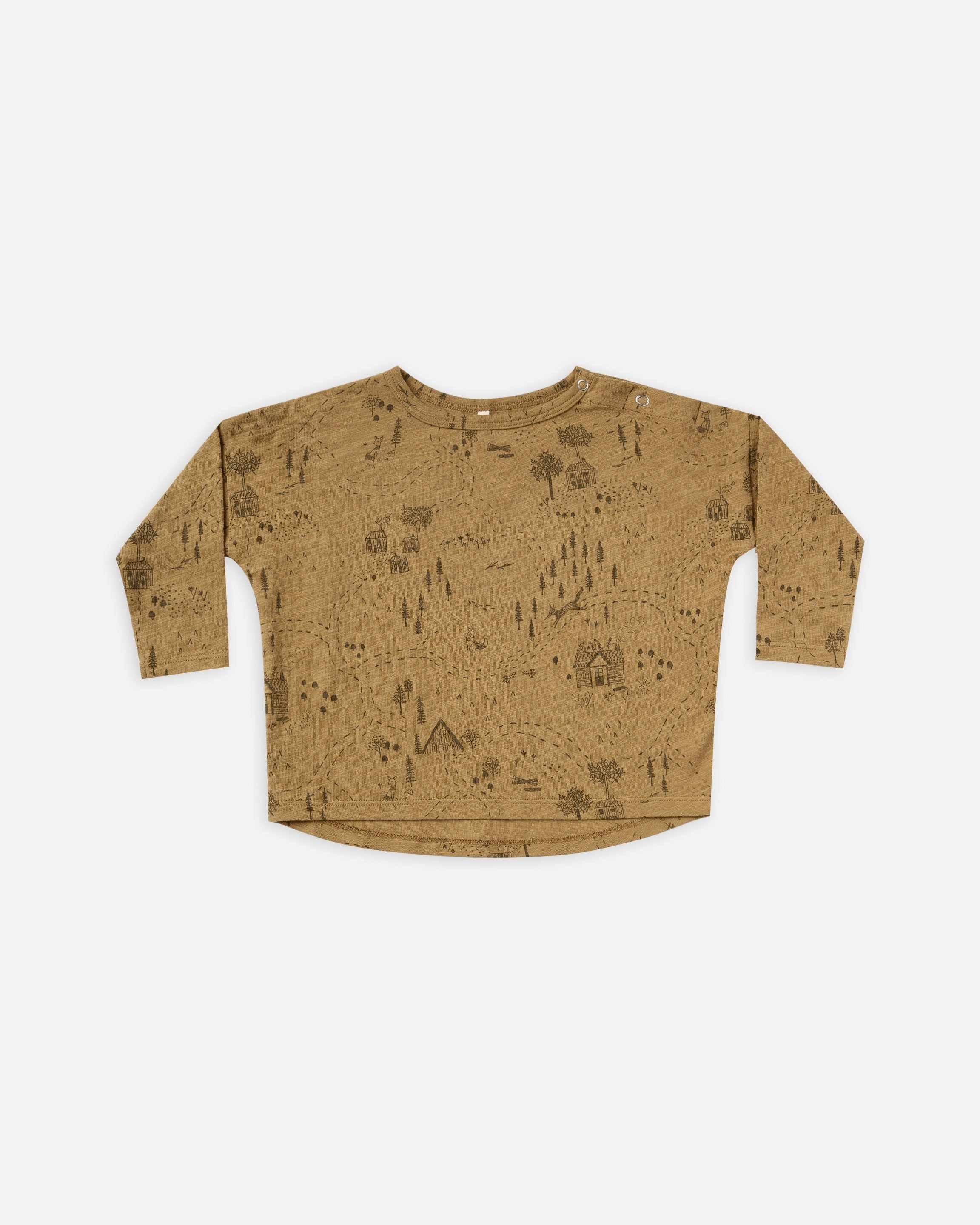 Into the Woods Longsleeve Tee - Goldenrod