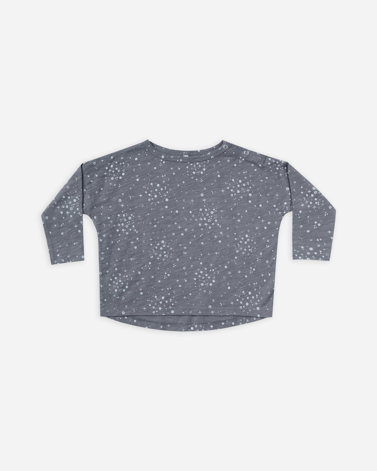 Moondust Longsleeve Tee - Washed Indigo
