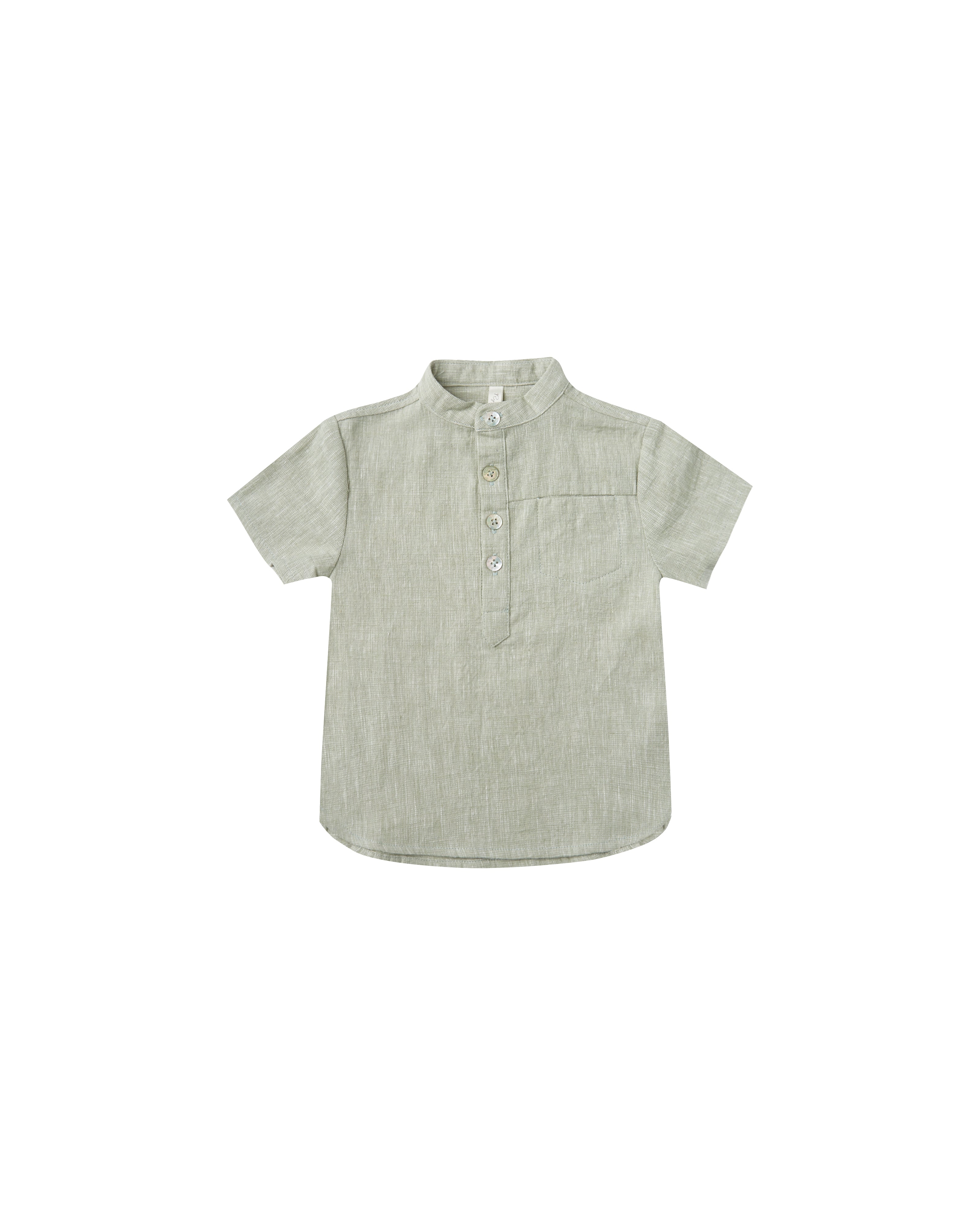 Short Sleeve Mason Shirt Sage