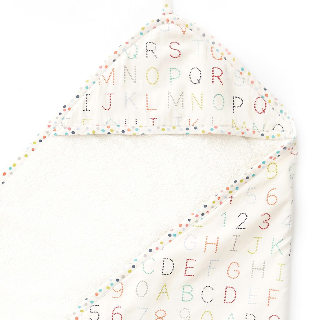 Alphabet Hooded Towel
