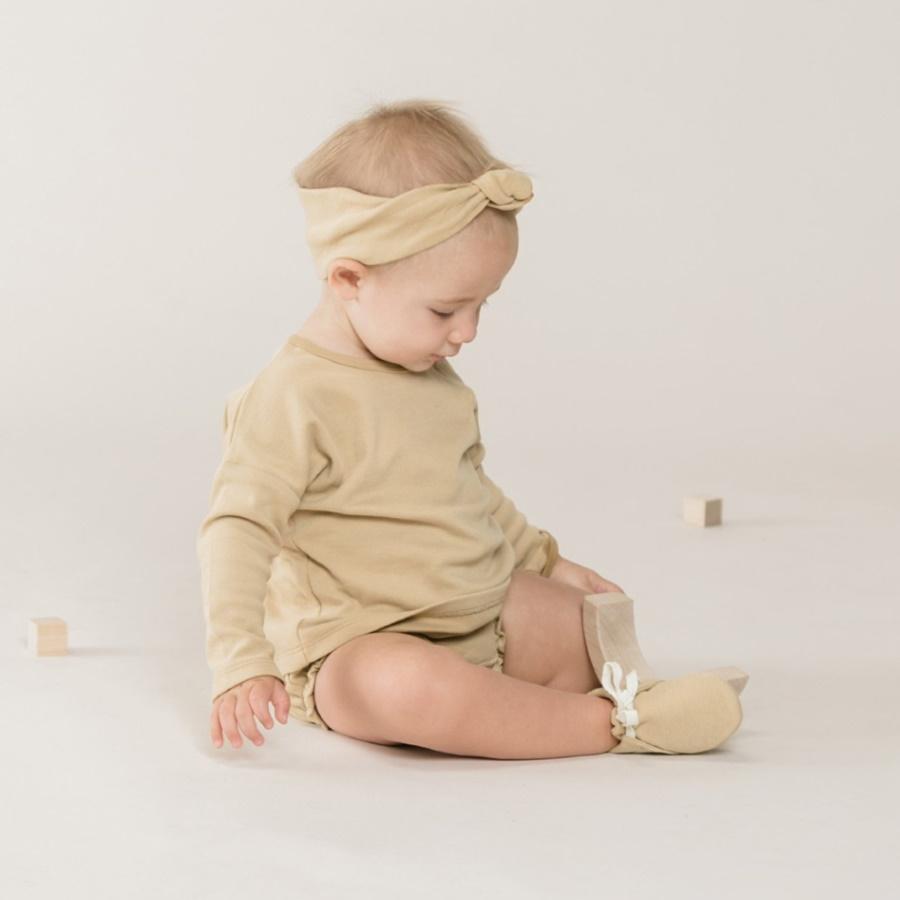 Baby Booties Honey 0-3m