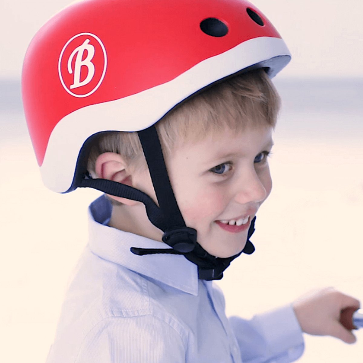 Children's Red Bicycle Helmet