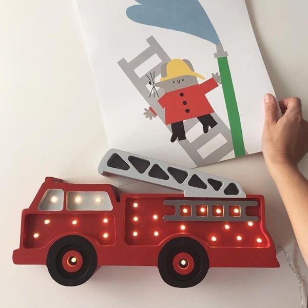 Fire Truck Lamp
