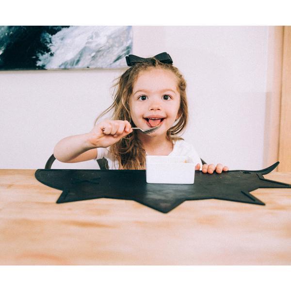 Hedgehog Dino Placemat - Black