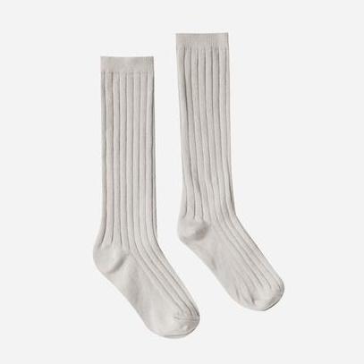 Solid Knee Socks