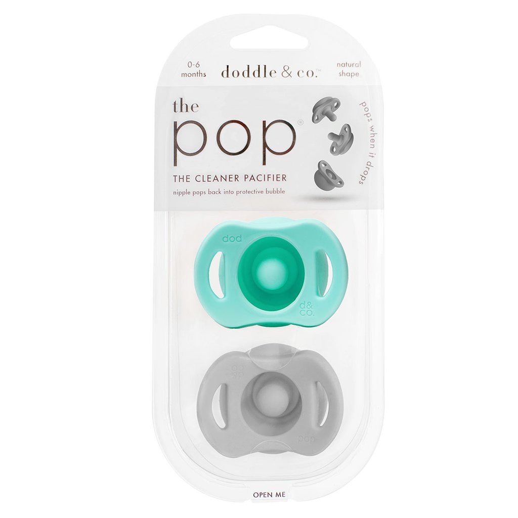 The Pop - Teal + Grey Twin Pack