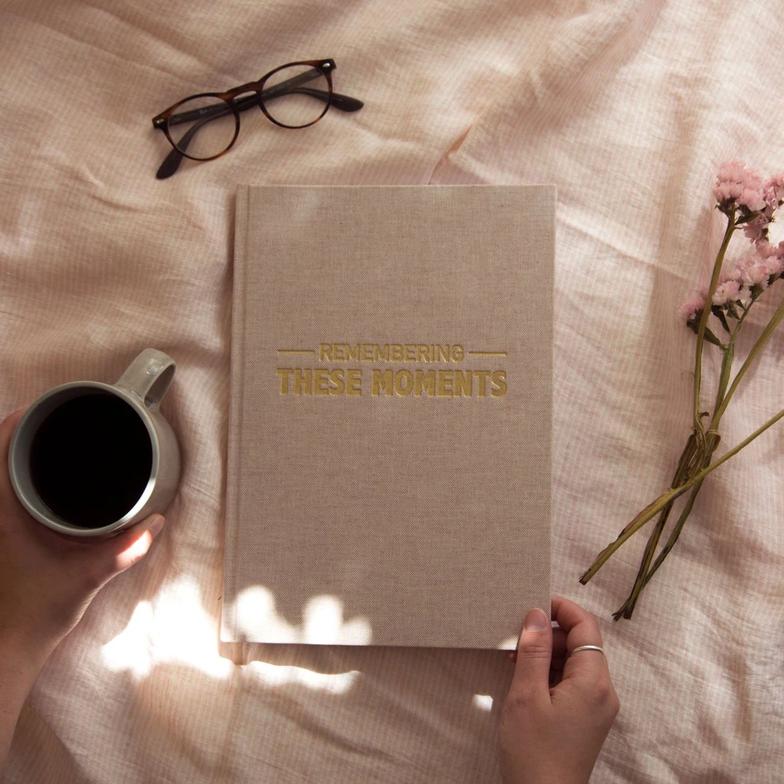 Remembering These Moments Caramel Beige Linen
