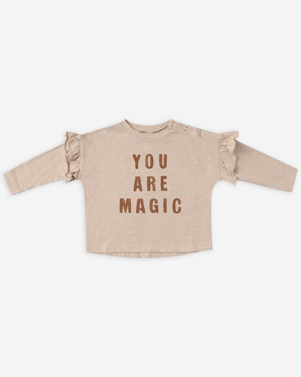You Are Magic Ruffle Tee - Oat