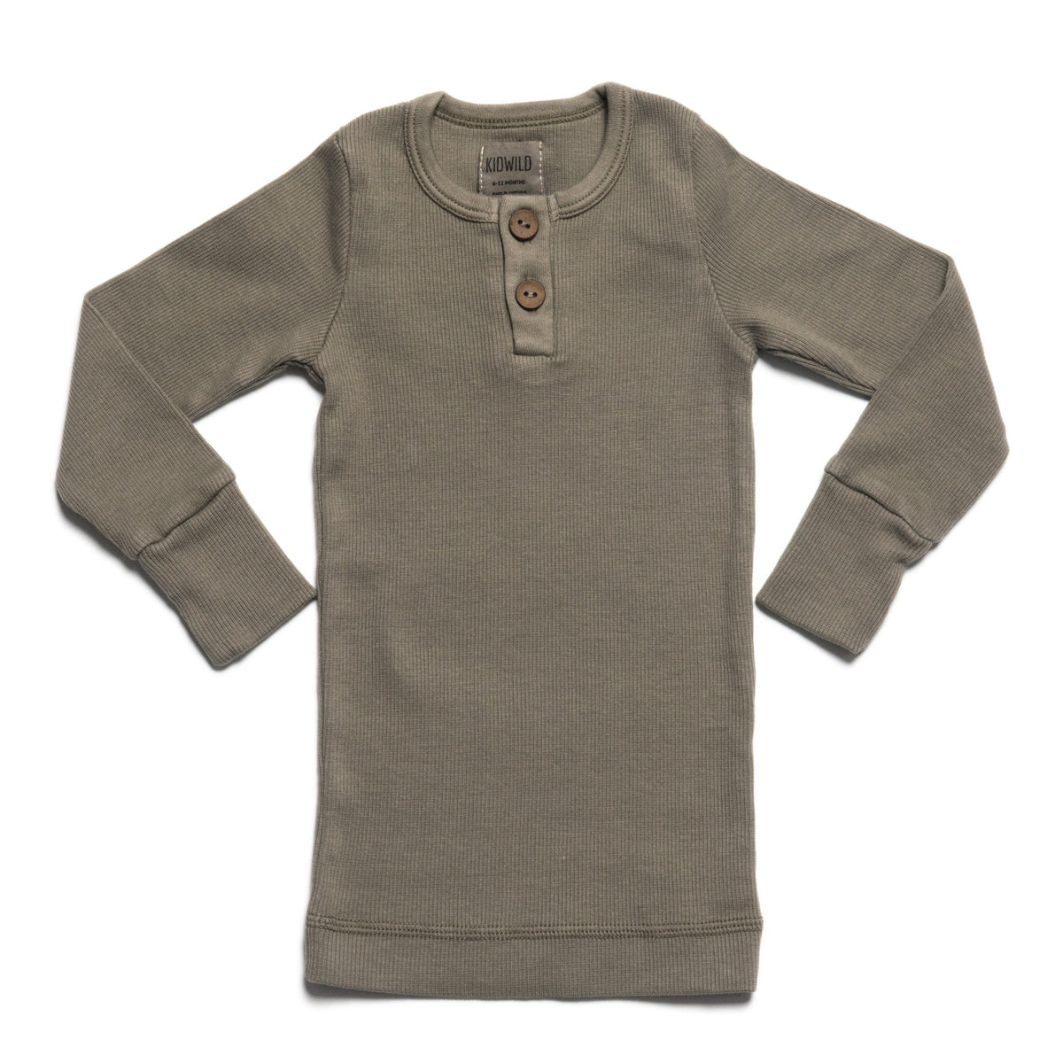 Organic Vintage L/S Top Moss