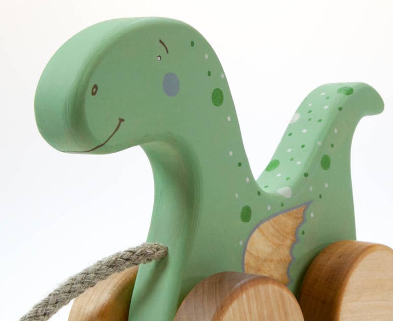 Wooden Dinosaur Pull Toy
