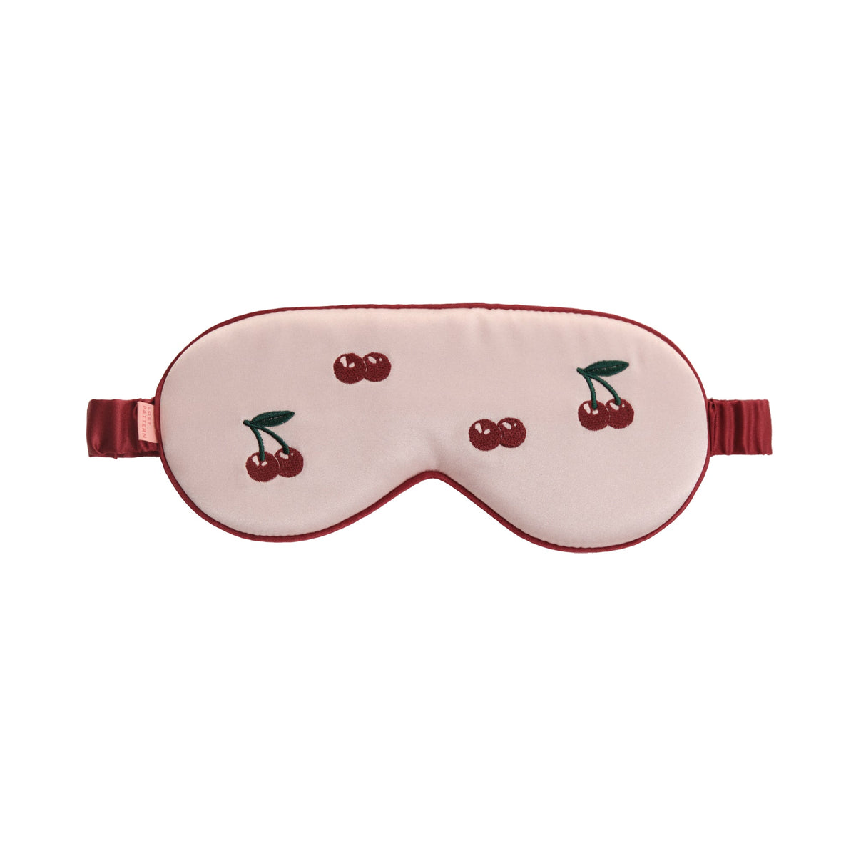 Lost Pattern Lost Cherries Silk Sleep Eye Mask