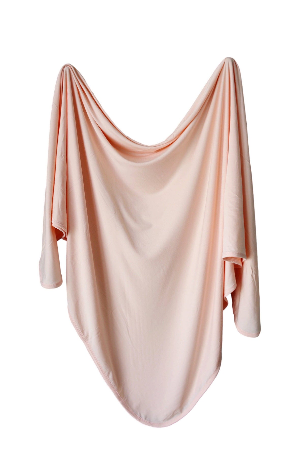 The Pink, Marlowe and Co Bamboo Swaddle Blanket in Blush Pink