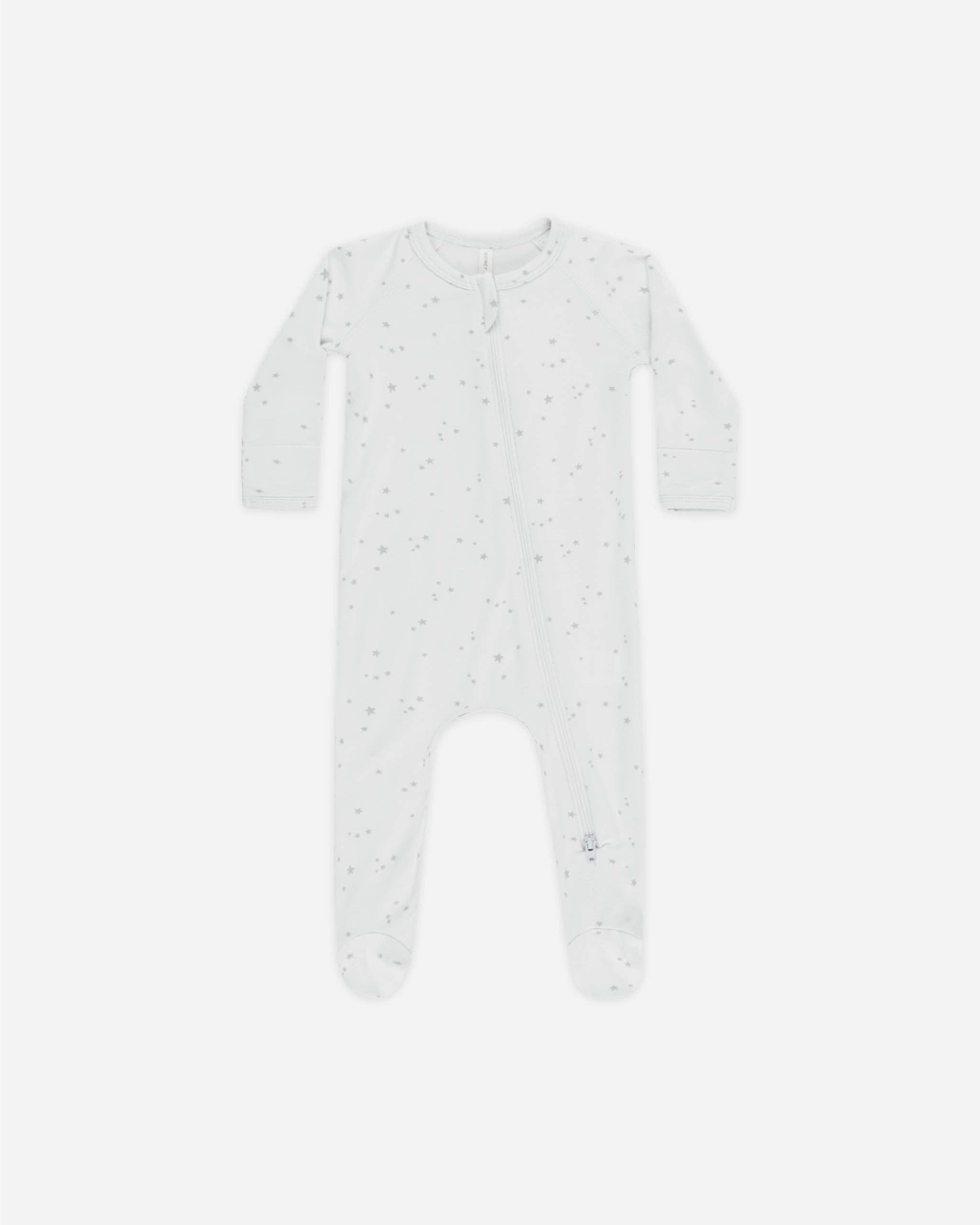 Modal Zip Footie Stars - Fog