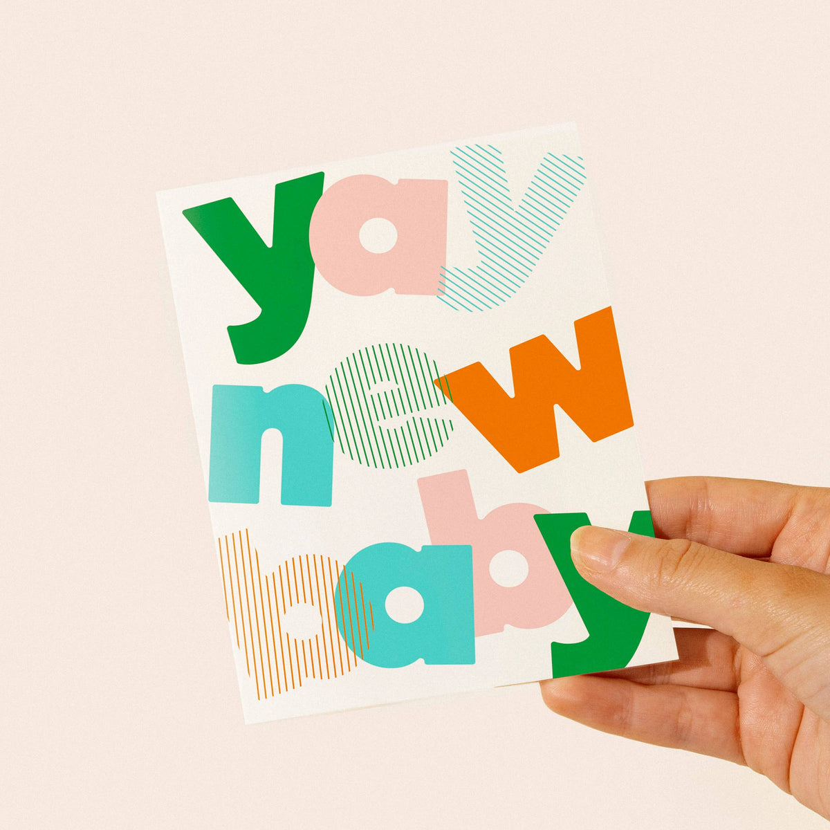 Yay New Baby Greeting Card
