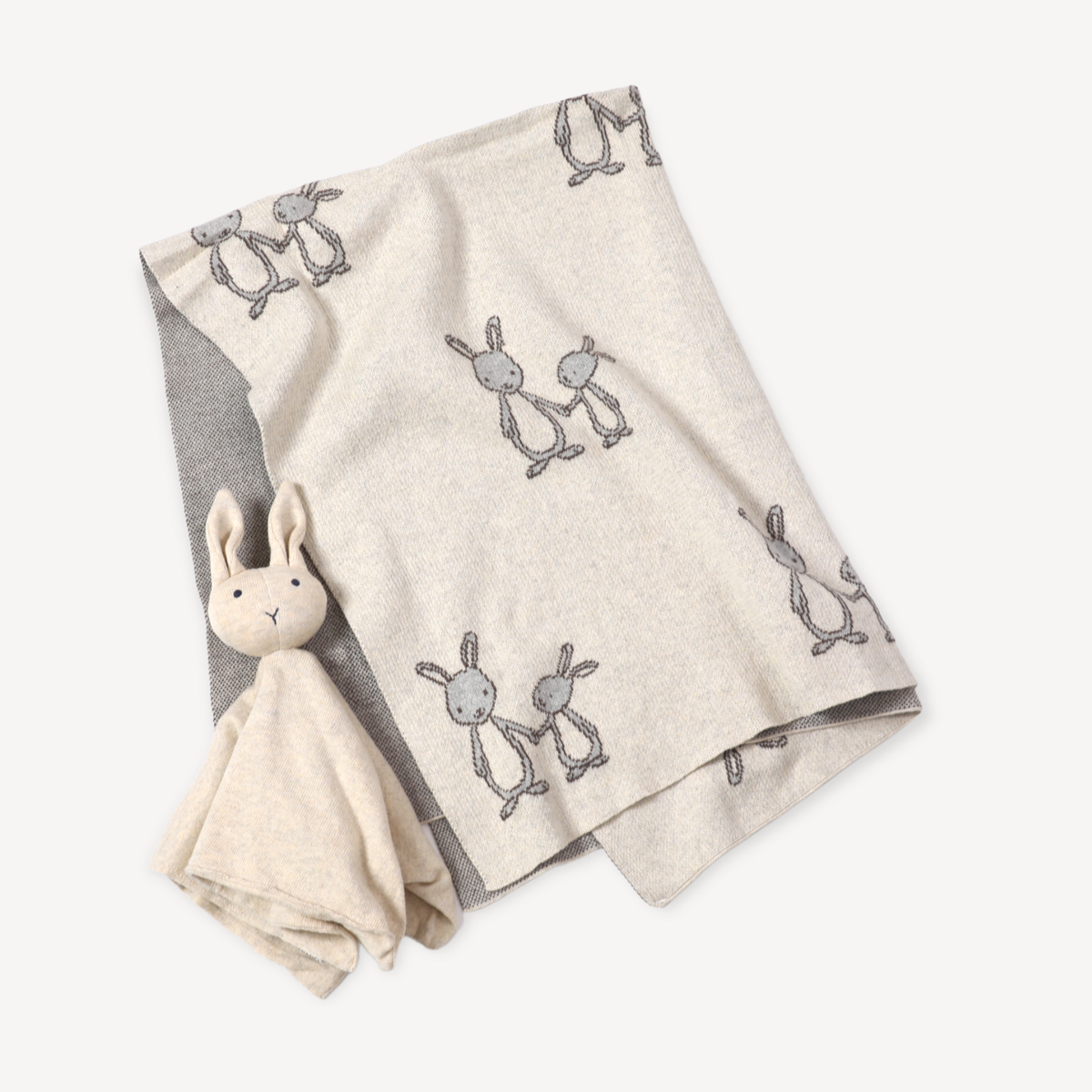 Bunny Knit Blanket