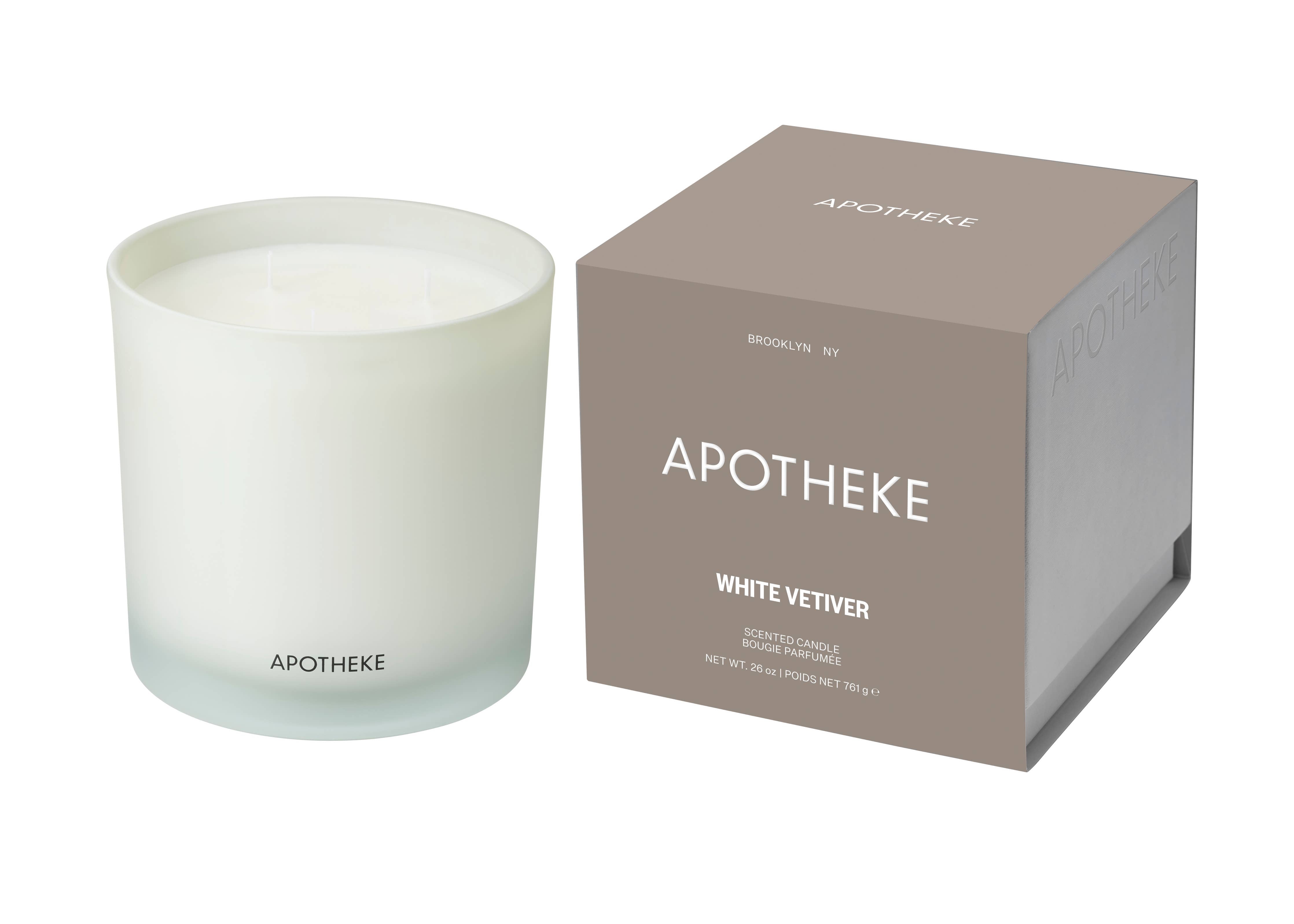 White Vetiver 3-wick Candle